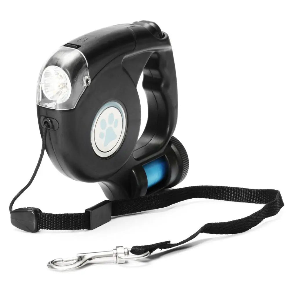 Retractable Dog leash With LED Flashlight Petnificent